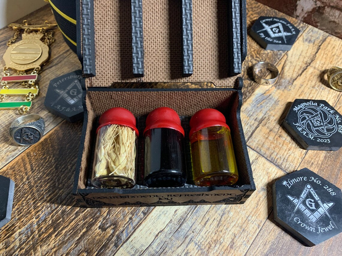 Masonic Wages of a Fellow Craft Gift Set - Perfect for Freemasons